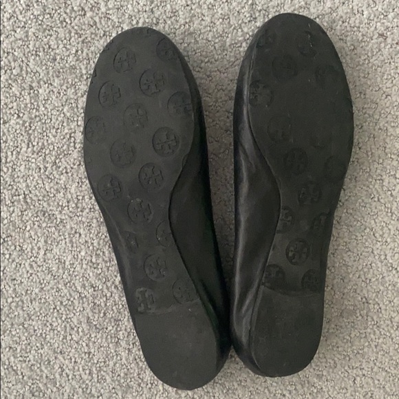 Tory Burch Black Flats with Silver - Picture 2 of 3